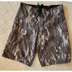 Linea Uomo Camoflague Swim Board Shorts - Large